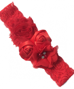 CINTILLO CON FLORES Y PEDRERÍA