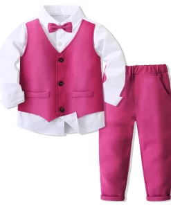 CONJUNTO CAMISA ,CHALECO SIN MANGA,HUMITA Y PANTALÓN