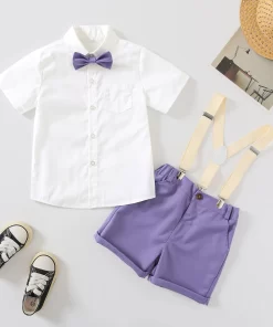 CONJUNTO CAMISA ,HUMITA, SUPENSORES Y PANTALÓN CORTO